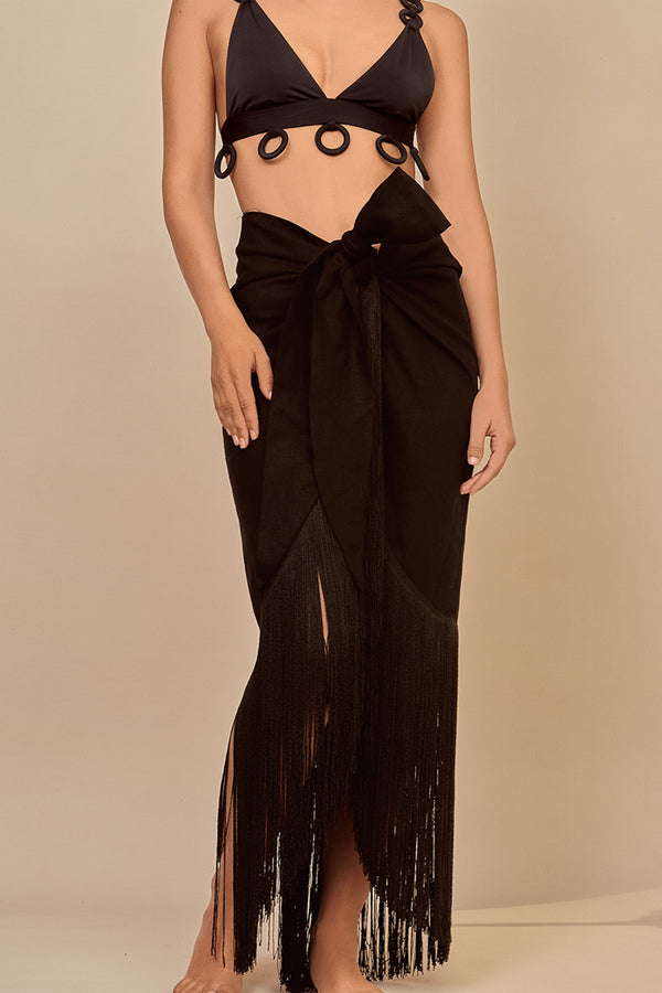 Black Cover-up Skirt